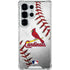 MLB St. Louis Cardinals Game Ball Galaxy S25 Ultra Clear Case
